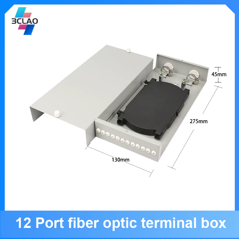 12 port fiber optic terminal box