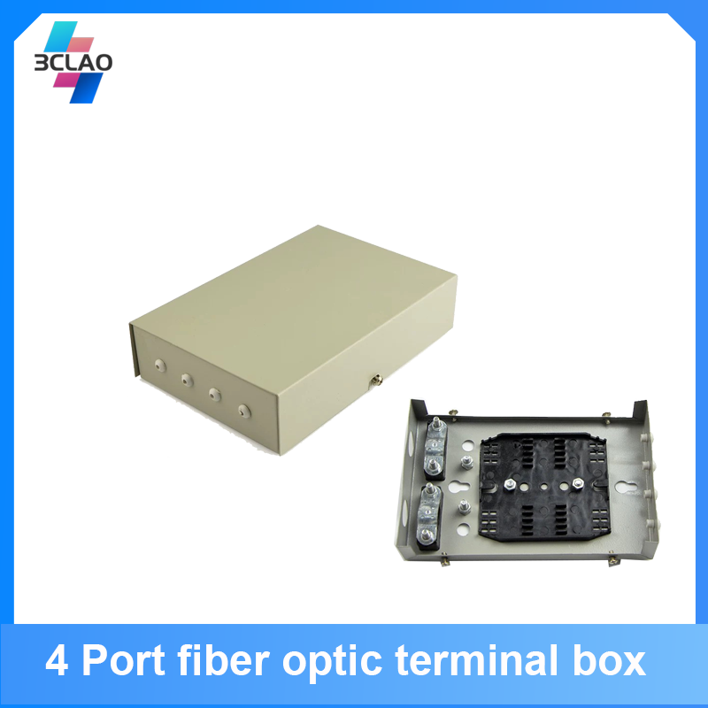 4 port fiber optic terminal box