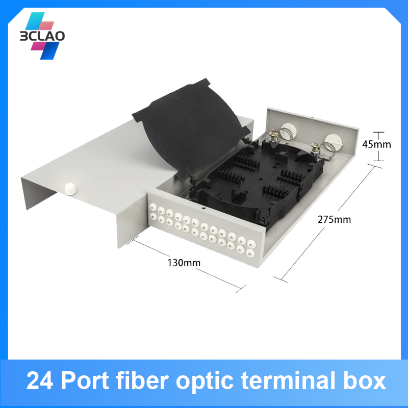 24 port fiber optic terminal box