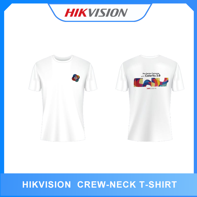 Hikvision gift Crew-neck T-Shirt white