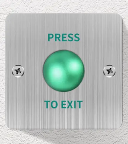 不锈钢按钮 Exit