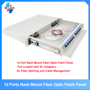 12 Ports SC Fiber Optic Patch Panel