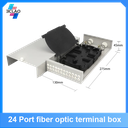 24 port fiber optic terminal box